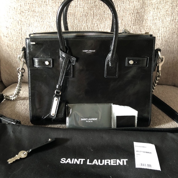 ❌HOLD❌NWT-Classic Saint Laurent Sac de Jour Tote - Picture 2 of 8